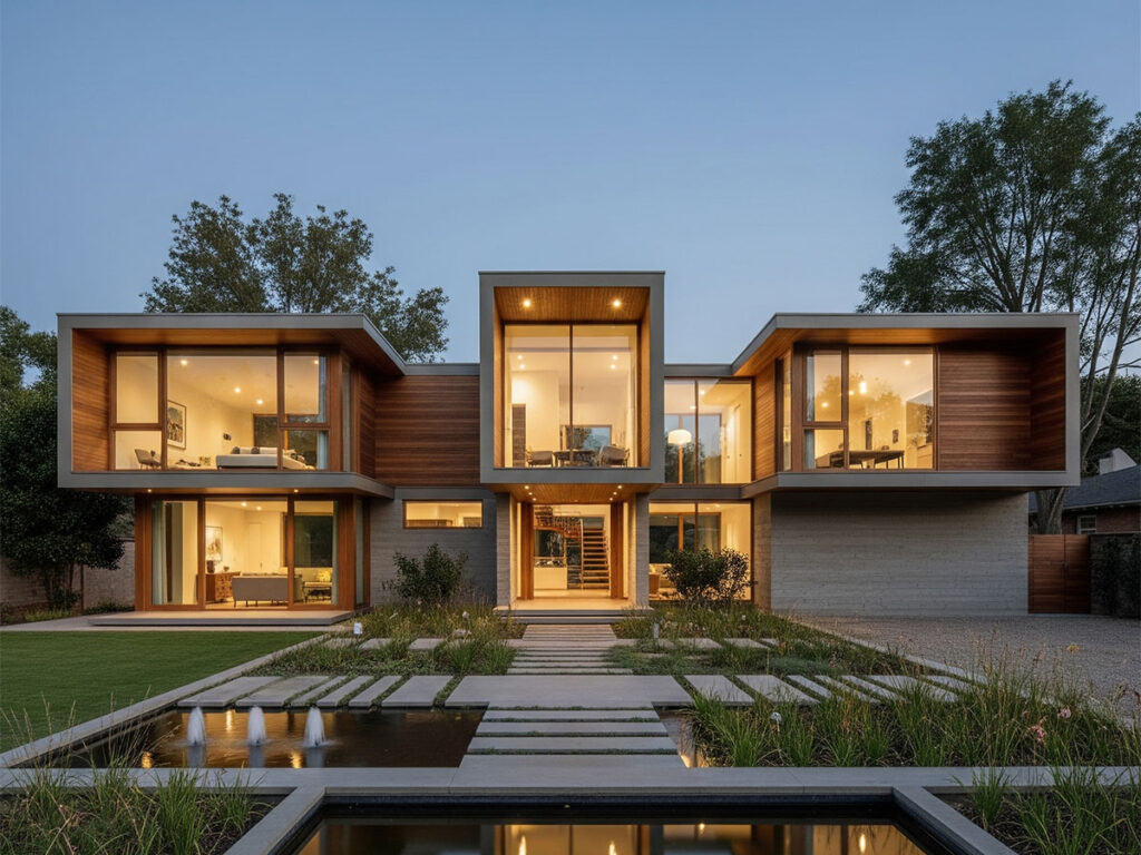 Contemporary house design by architect in Raipur